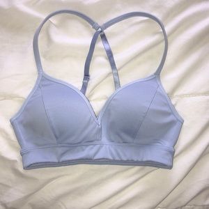 athleta periwinkle sports bra